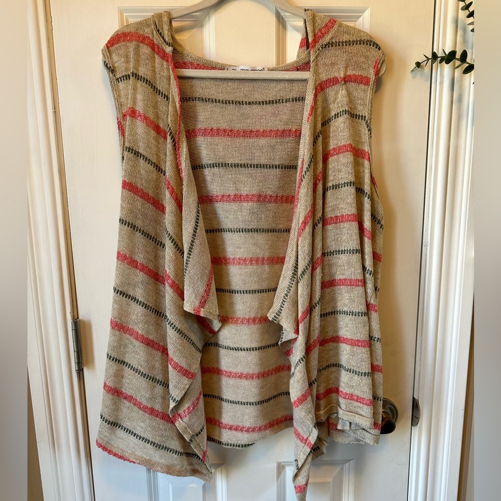 Sleeveless cardigan